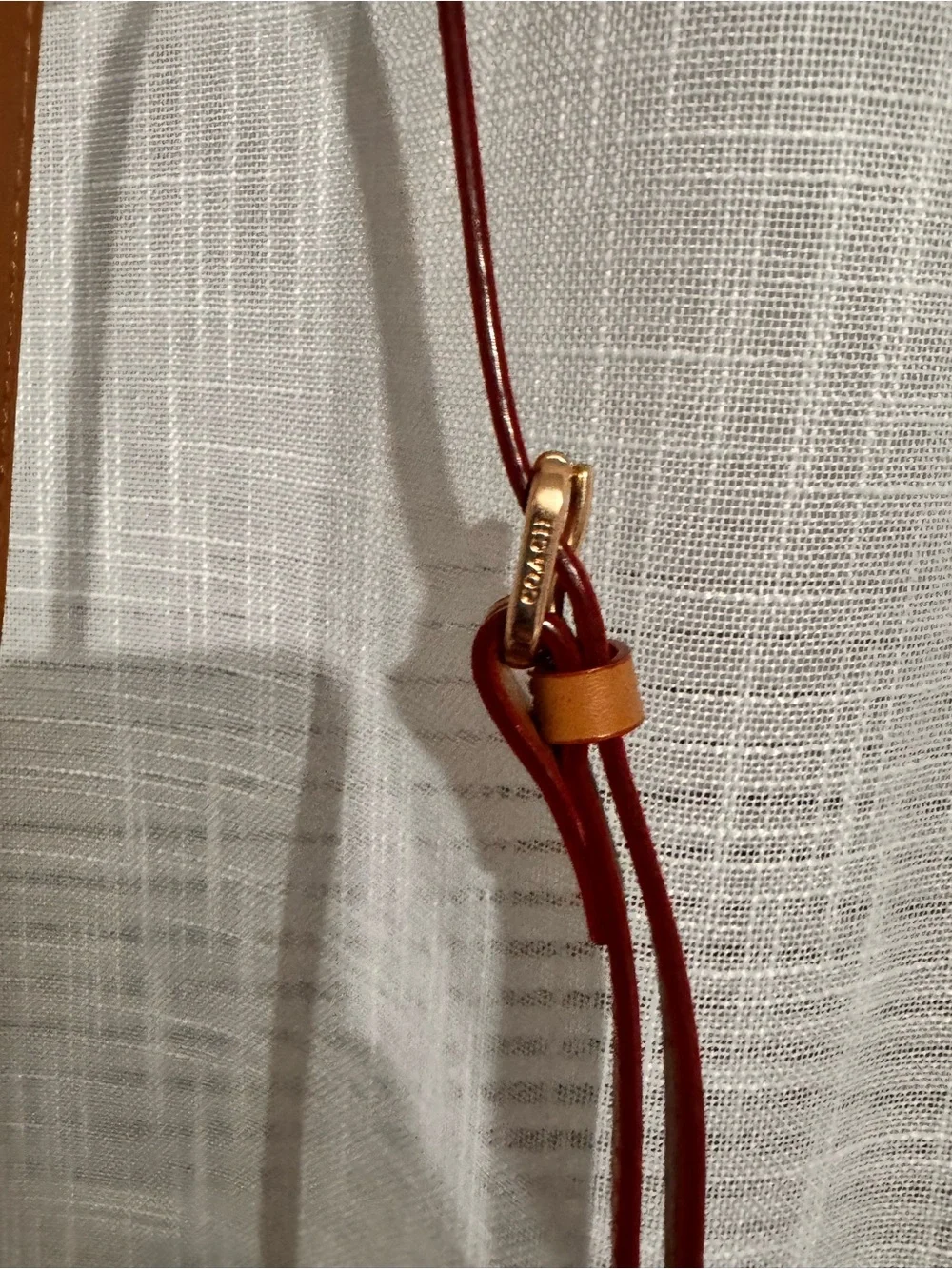 Coach Navy Signature Canvas Baguette Shoulder Bag with Tan Leather Buckles - Picture 15 of 16